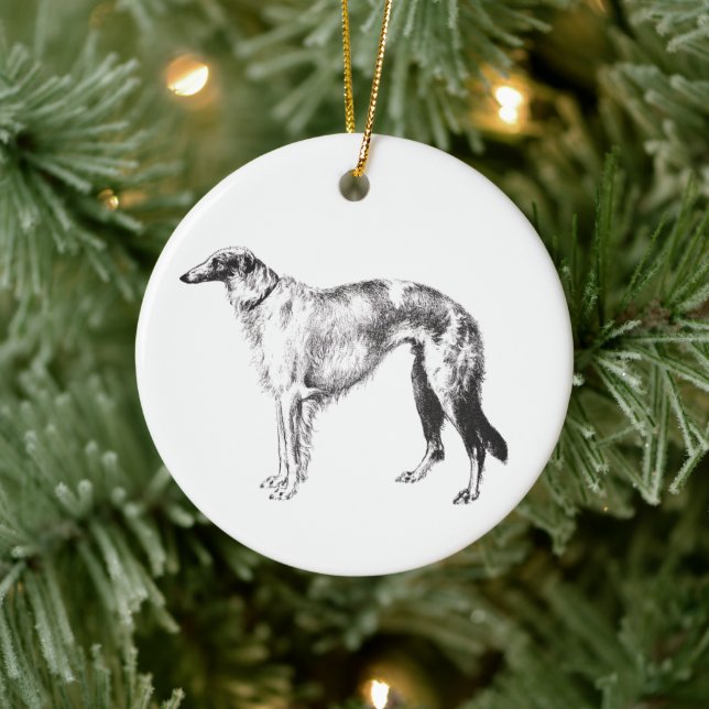 Martynow Borzoi Enfeite (Árvore)