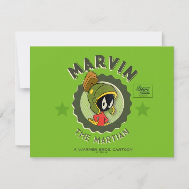 MARVIN O Cartão de Lobby Retro MARTIAN™ (Frente)