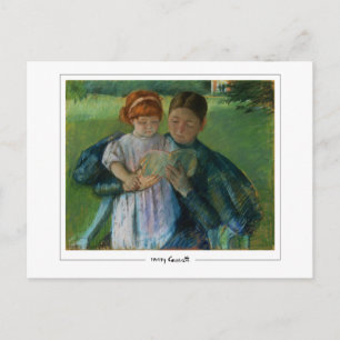 Mary Cassatt #147 - Cartão Postal de Arte Fina