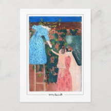 Mary Cassatt #400 - Cartão Postal de Arte Fina