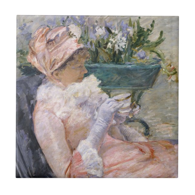 Mary Cassatt - A Taça do Chá (Frente)
