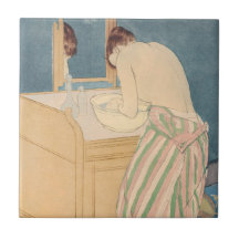 Mary Cassatt - Mulher Bathing