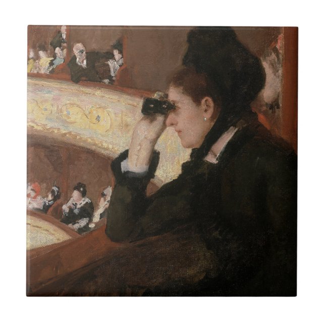 Mary Cassatt - No Loge (Frente)