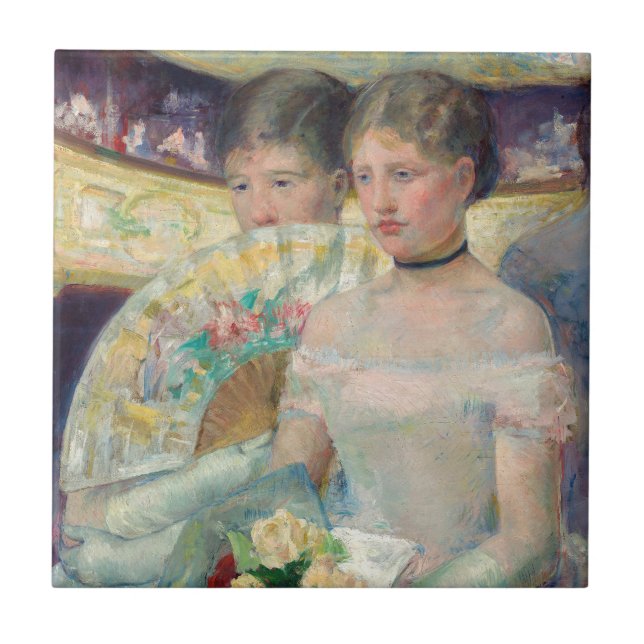 Mary Cassatt - O camarote (Frente)