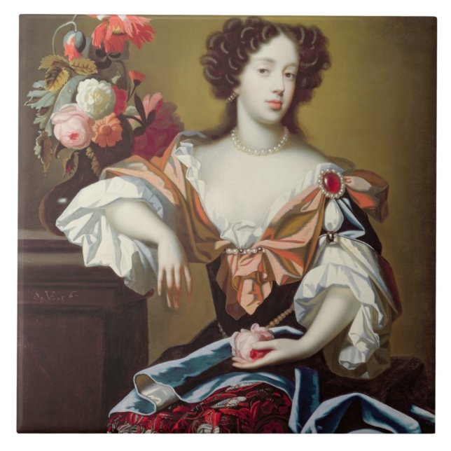 Mary de Modena (1658-1718), c.1680 (óleo em (Frente)