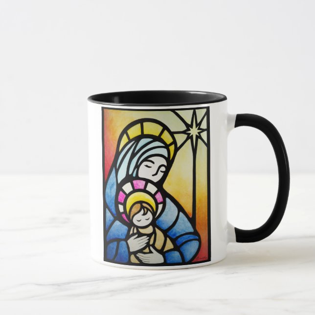 Mary e Jesus mantiveram caneca de vidro (Direita)