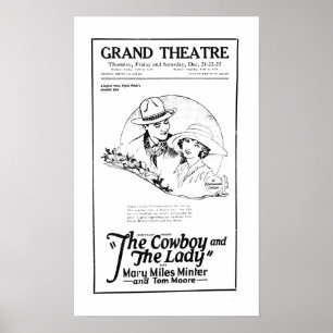 Mary Miles Minter 1922 filme e poster