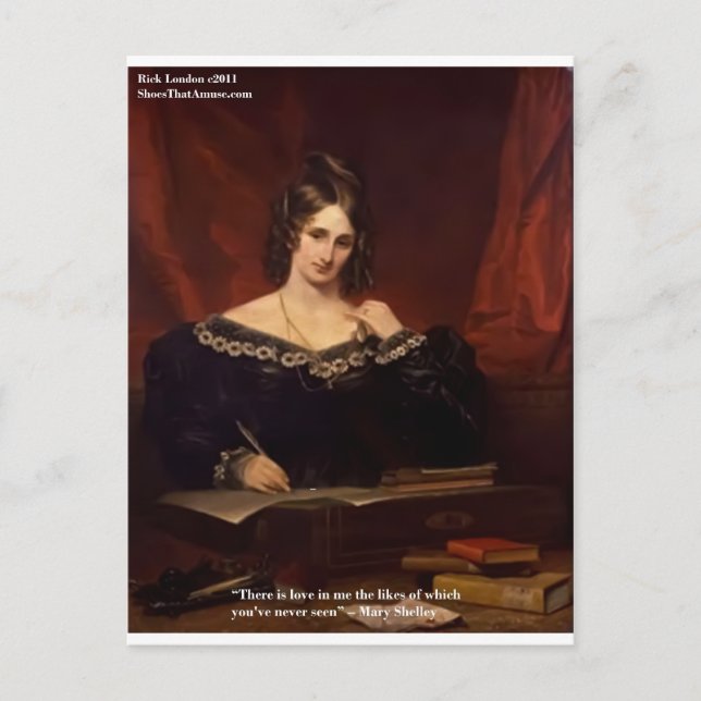 Mary Shelly "Love Nunca Viu" Ofertas e Cartões (Frente)