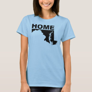 Maryland Longe Das Camisetas De Camisas Estatais