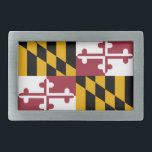 MARYLAND STATE FLAG<br><div class="desc">A bandeira do estado de Maryland mostra a bandeira heráldica das armas do século 17 de Cecil,  segundo Barão Baltimore.</div>