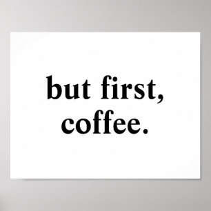 Mas primeiramente, poster do café