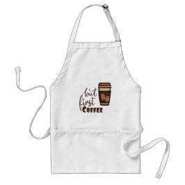 Mas Primeiro Avental de Café