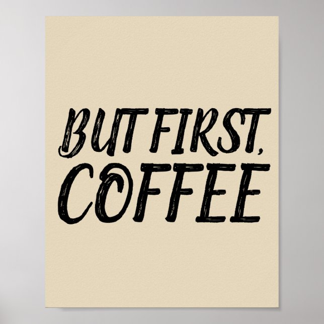 MAS PRIMEIRO, Posters DE CAFÉ (Frente)