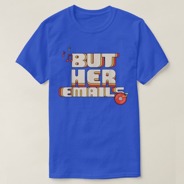 Mas Seus E-Mails Engraçada Camisa Clássica De Músi (Frente do Design)