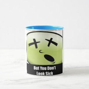 Mas você não olha a caneca de café doente