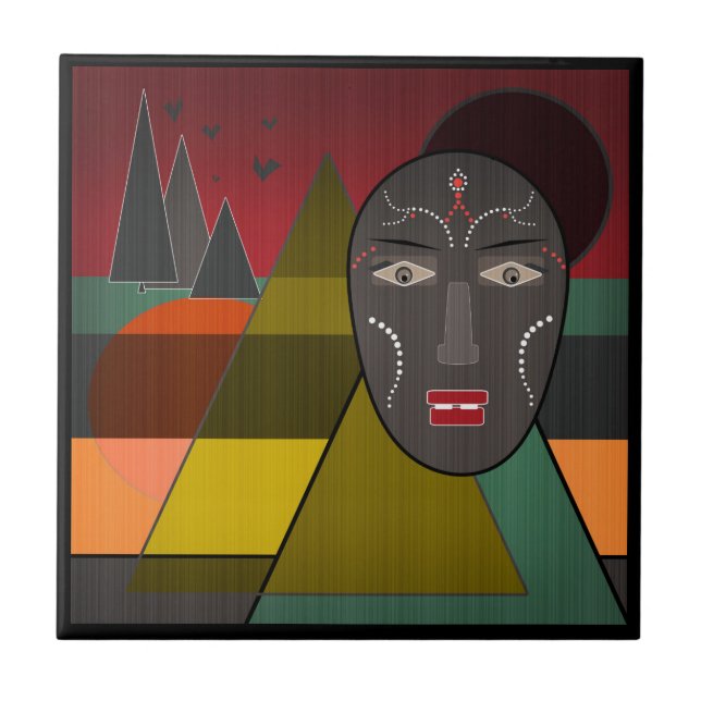 Máscara africana (Frente)