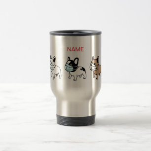 MÁSCARA CANECA DE VIAGEM DE CÃES DE MÁSCARAS FR