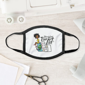 Máscara de Balde de Garota Negra