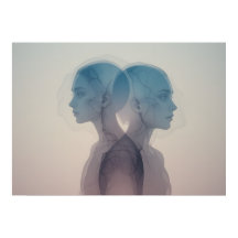 Máscara de Emoções Poster de Wall Art