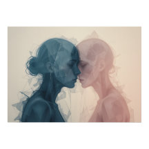 Máscara de Emoções Poster de Wall Art