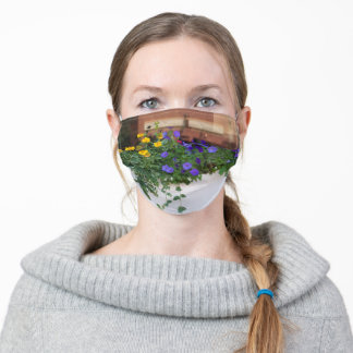 Máscara de face da caixa de flores