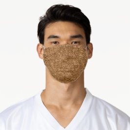 Máscara de face de textura do Tecido de Denim Cast