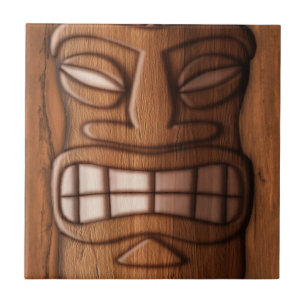 Máscara de madeira de Tiki