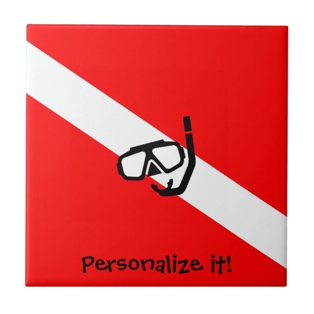 Máscara de mergulho com sinalizador (Frente)