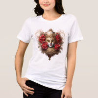 Máscara de rosa vermelha de ouro com máscara de ma