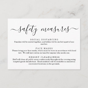 Máscara de Segurança Covid 19 Informação de Distan