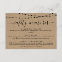 Máscara de Segurança Covid 19 Informação de Distan