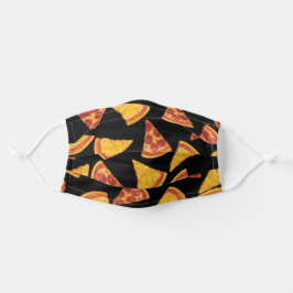 Máscara de tema de pizza divertida