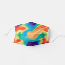 Máscara de Tie-dye Face