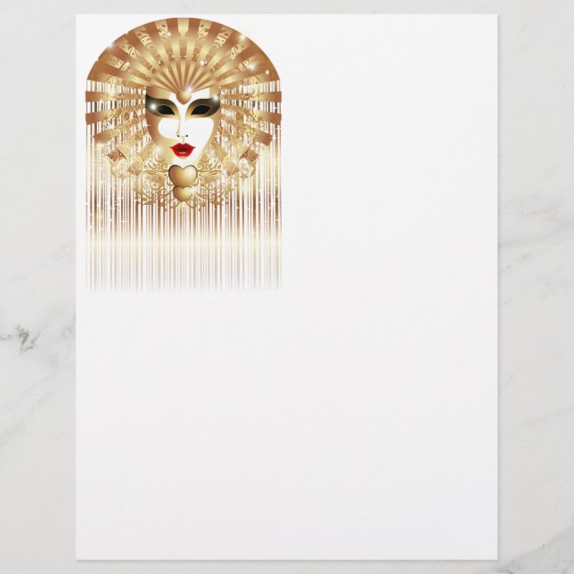 Máscara do ouro Venice (Frente)