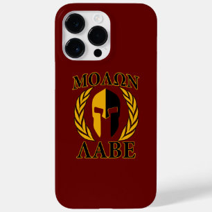 Máscara Espartana Molon Labe Louros Burgundy Decor