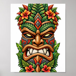 Máscara Poster Chama Tropical