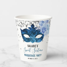 Mascarada Azul Doce 16 Festa