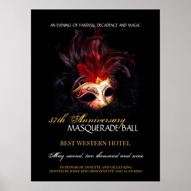 Mascarada Ball - Poster (Frente)