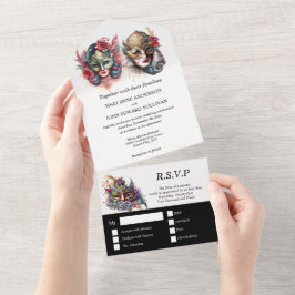 Mascarada casamento | máscaras veneanas de noiva