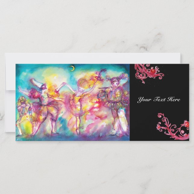 MASCARADA, Mardi Gras Máscaras, Dança, Música (Frente)