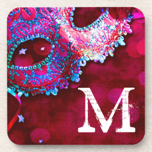Mascarada Mask Costume Hal Monograma Porta copos d