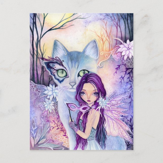 Mascarada - Noite - Cartão postal (Frente)