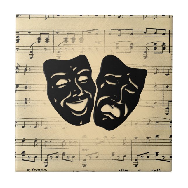Máscaras Antigas de Música e Teatro (Frente)