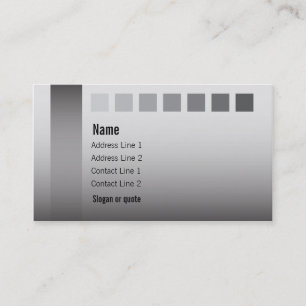 Máscaras do cinza com cartão de visita dos