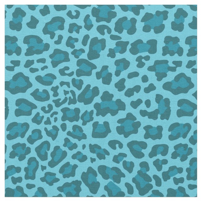 Máscaras do tecido azul do leopardo (Detalhe)