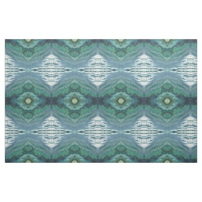 Máscaras do tecido do branco cinzento azul & do (Fat Quarter)