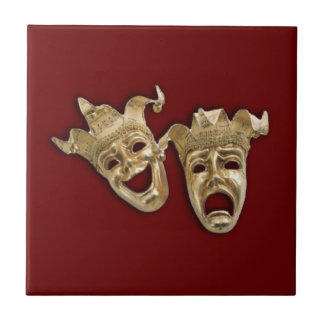 Máscaras Douradas de Comédia e Tragédia