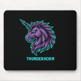 Mascote da Thunderhorn Esports | Mouse Pad de Jogo