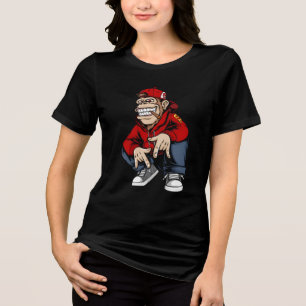 Mascote de Macaco Urbano Desenho de Personagem de