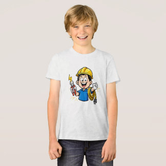 Mascote Eletricista Energético Relâmpago Arte de D
